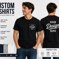 Men Graphic Print Round Neck Pure Cotton  T-Shirt