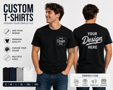 Men Graphic Print Round Neck Pure Cotton  T-Shirt